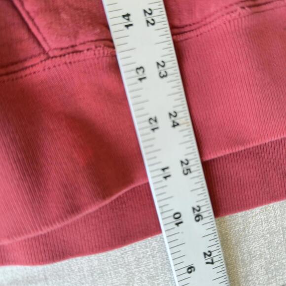 Vintage Roots Athletics Canada Hoodie L - Thrashed Distressed Tackle Twill Red - Picture 8 of 9